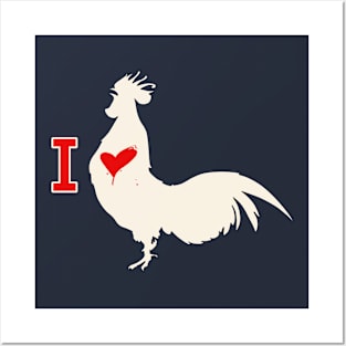 I Love Cock Posters and Art